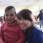 Dr Jenny with a Peruvian girl