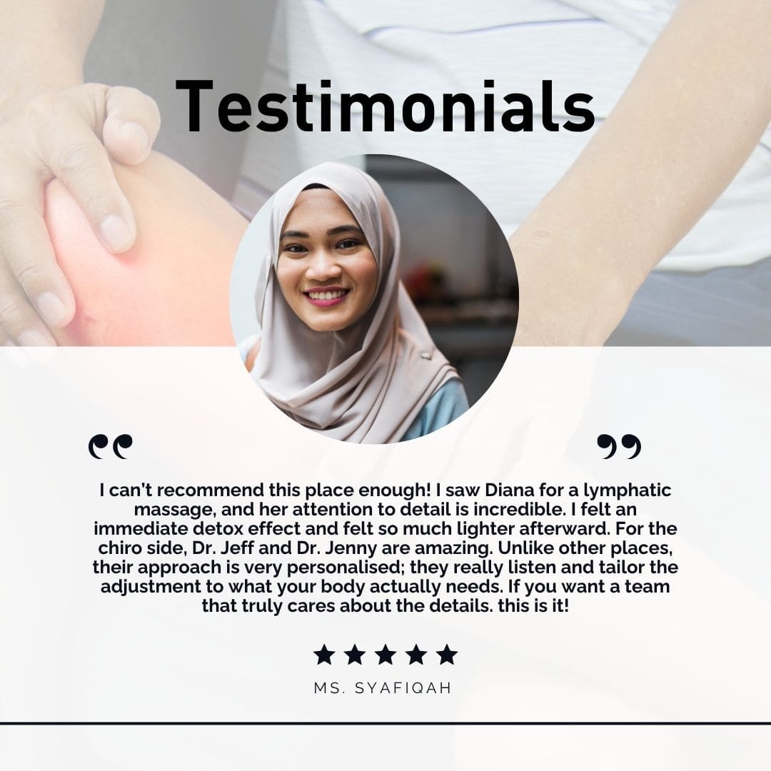 patient testimony for lymphatic massage